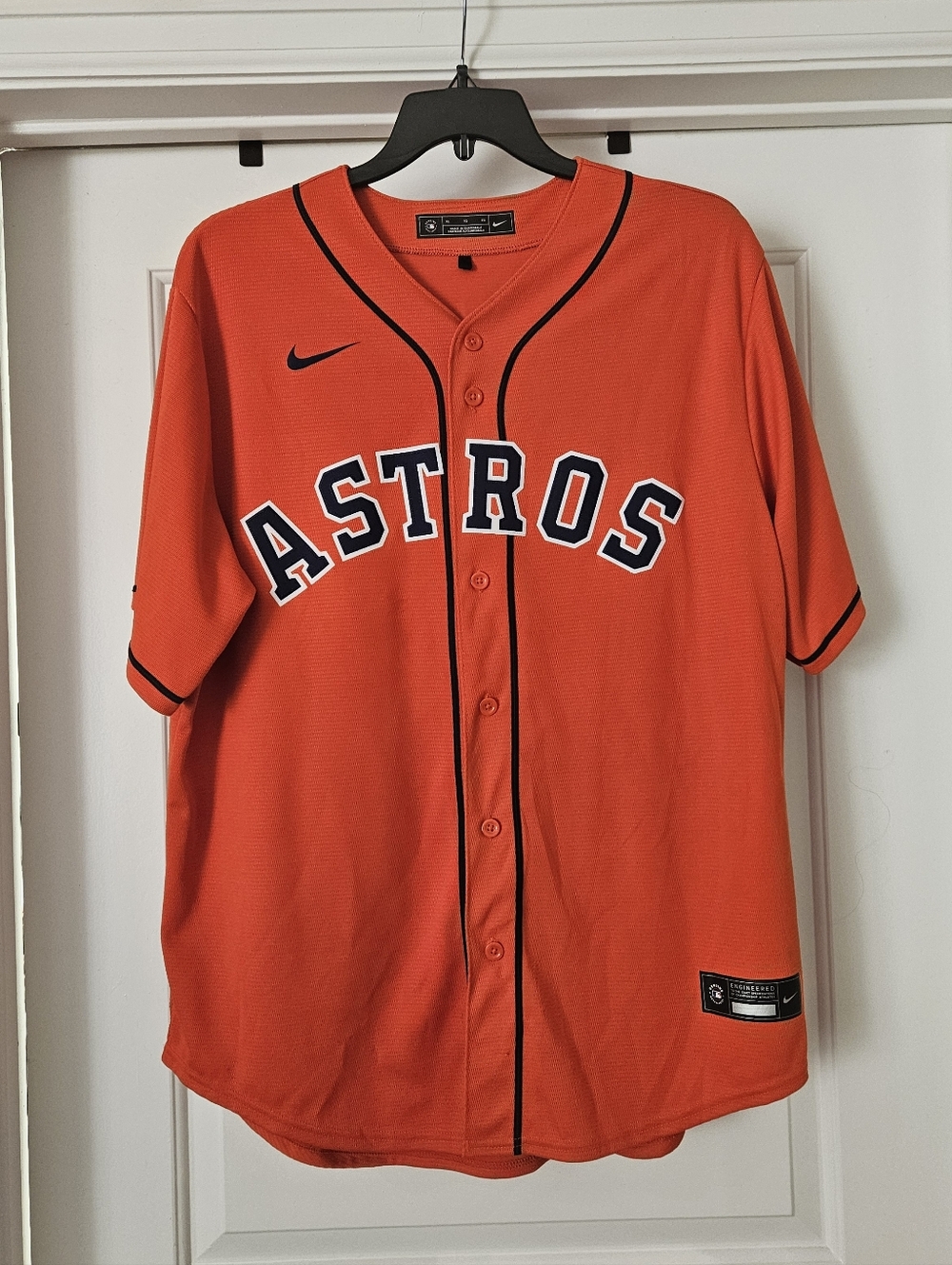 Nike Houston Astros Orange Baseball Jersey